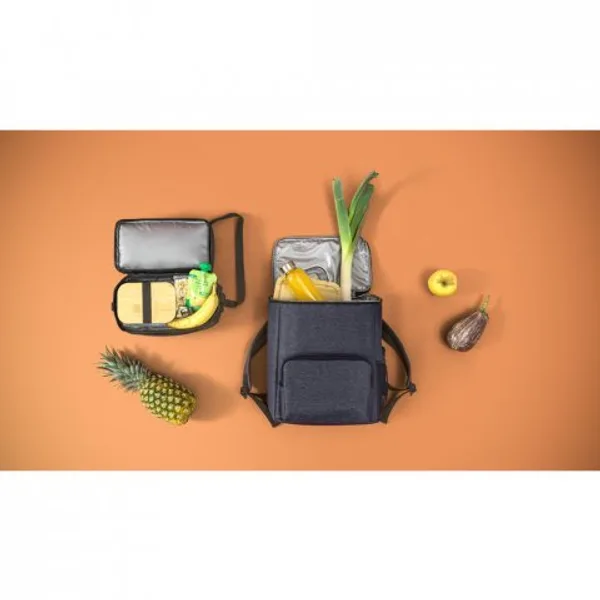 Cooler. Mochila com isolamento térmico em Nylon 2Tone com interior forrado em PEVA 14 L (SP-92096) — foto 3 | D.JOB
