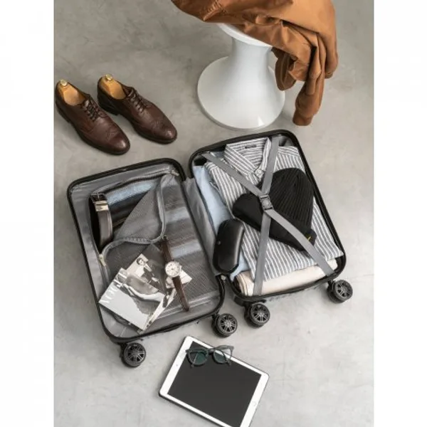 Mala de viagem executivo em ABS e PET com interior forrado (33 L) (SP-92159) — foto 2 | D.JOB