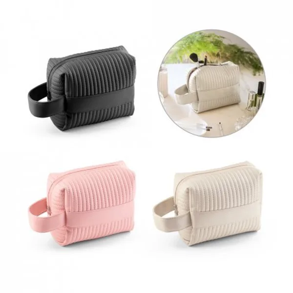 Bolsa de cosméticos em PU (21% de PU reciclado e 30% de poliéster reciclado) (SP-92199) personalizado | D.JOB