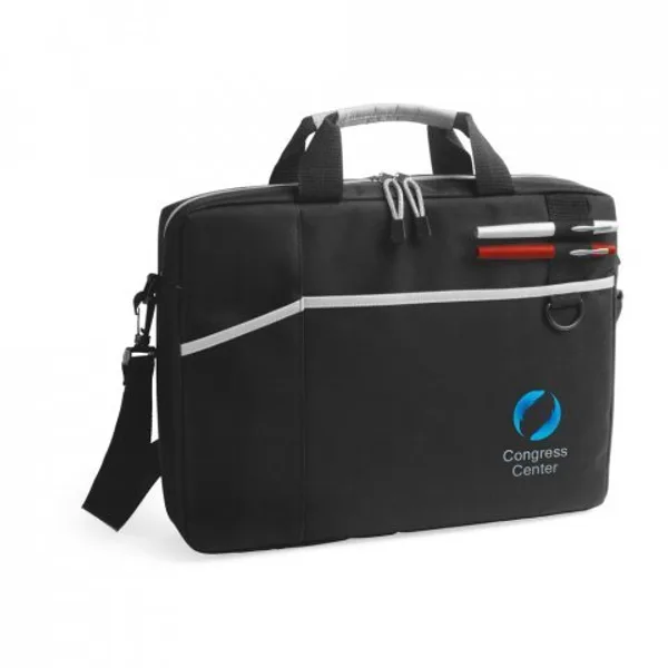 Pasta para notebook (15.6'') em 600D com interior forrado e almofadado (SP-92258) — foto 2 | D.JOB