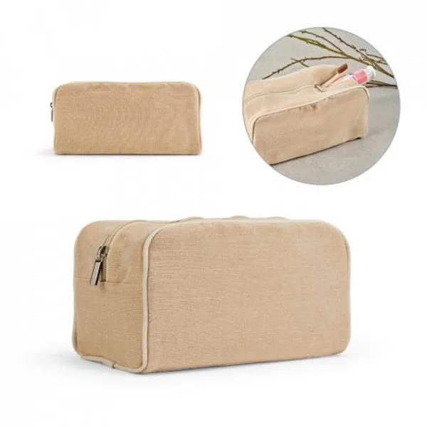 Bolsa de cosméticos em juco (SP-92324) personalizado | D.JOB