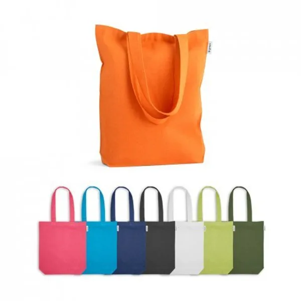 Sacola em 50% algodão, 30% algodão reciclado e 20% poliéster reciclado (220 g/m²) (SP-92326) personalizado | D.JOB