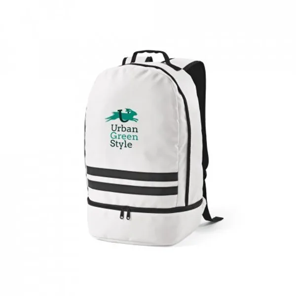 Mochila em poliéster reciclado 290T e sarja com compartimento para sapatos (25 L) (SP-92334) — foto 2 | D.JOB