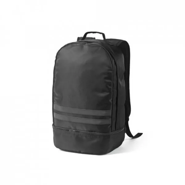 Mochila em poliéster reciclado 290T e sarja com compartimento para sapatos (25 L) (SP-92334) — foto 9 | D.JOB