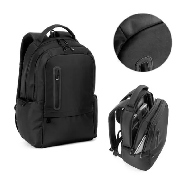 Mochila para notebook (17") em nylon 150D com 2 compartimentos acolchoados (SP-92530) personalizado | D.JOB