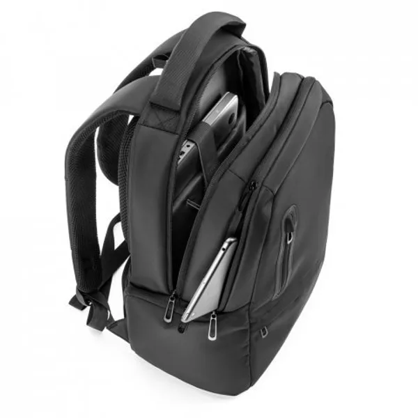 Mochila para notebook (17") em nylon 150D com 2 compartimentos acolchoados (SP-92530) — foto 9 | D.JOB
