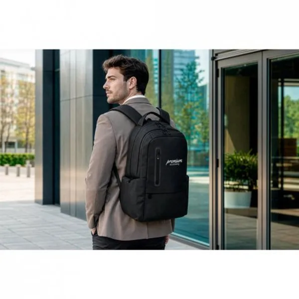 Mochila para notebook (17") em nylon 150D com 2 compartimentos acolchoados (SP-92530) — foto 11 | D.JOB