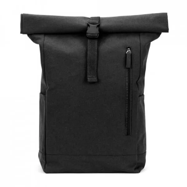 Mochila "roll top" em algodão reciclado e poliéster reciclado (380 g/m²) (SP-92533) — foto 4 | D.JOB
