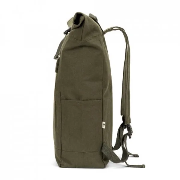 Mochila "roll top" em algodão reciclado e poliéster reciclado (380 g/m²) (SP-92533) — foto 12 | D.JOB