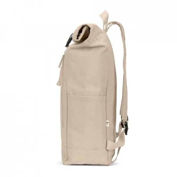 Mochila "roll top" em algodão reciclado e poliéster reciclado (380 g/m²) (SP-92533) — foto 17 | D.JOB
