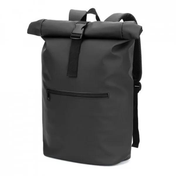 Mochila "roll top" em PU com bolso para notebook (16") (SP-92534) — foto 8 | D.JOB
