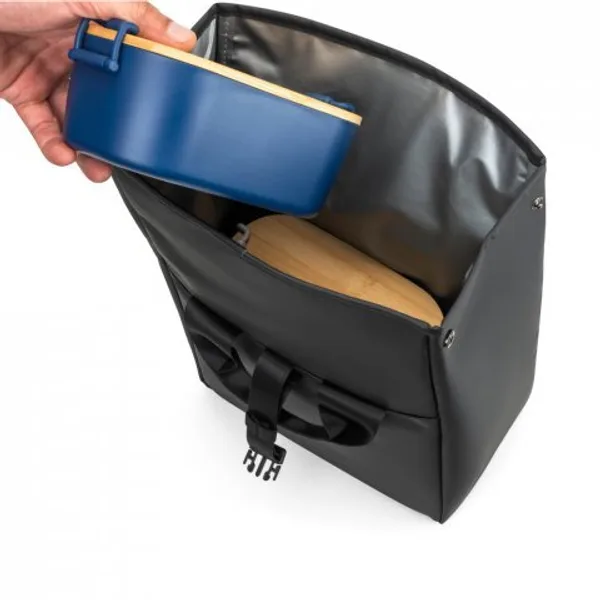 Bolsa térmica "roll top" em PU, com isolamento em PEVA (7L) (SP-92580) — foto 9 | D.JOB