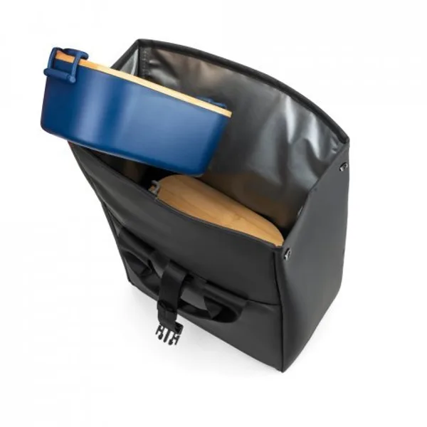 Bolsa térmica "roll top" em PU, com isolamento em PEVA (7L) (SP-92580) — foto 10 | D.JOB