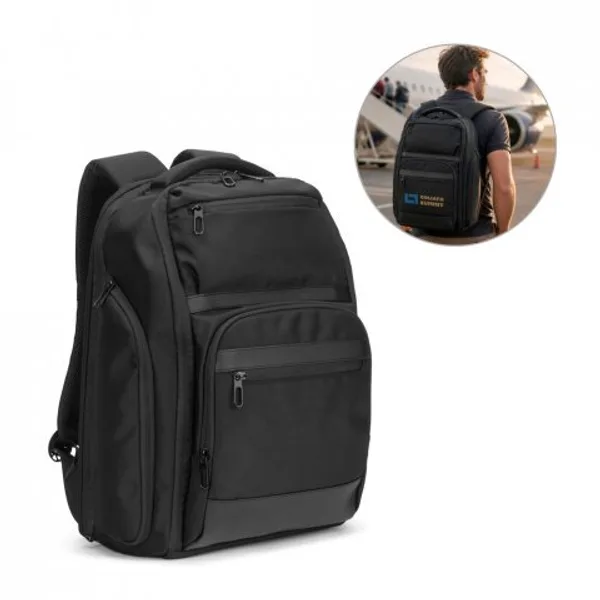 Mochila para notebook (17.3") com compartimento para organizar e transportar roupas em viagens (24L) (SP-92589) personalizado | D.JOB