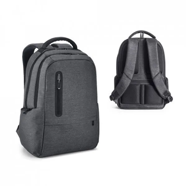 Mochila para notebook (17'') em Nylon 2Tone impermeável com dois compartimentos forrados e almofadados (20 L) (SP-92675) personalizado | D.JOB