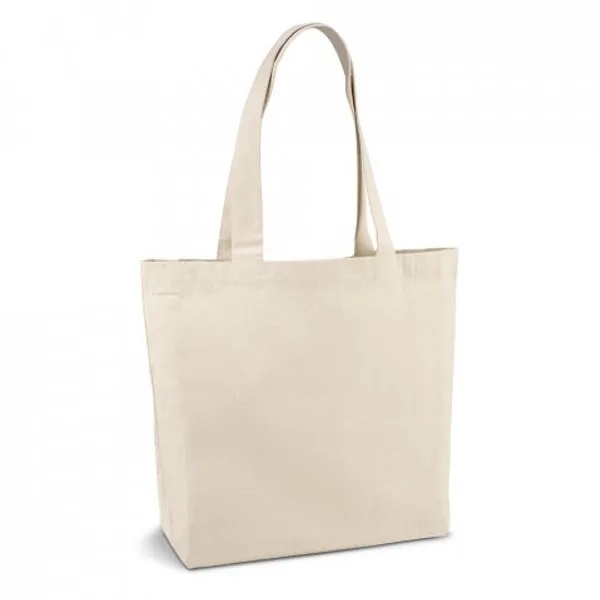 Sacola 100% algodão canvas (280 g/m²) com bolso interior (SP-92820) — foto 2 | D.JOB