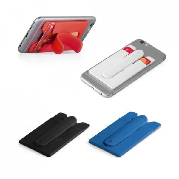 Porta cartões para celular em silicone (SP-93321) personalizado | D.JOB