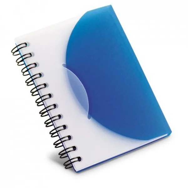Caderno A7 espiral de capa semi-rígida em PP, com folhas lisas (SP-93476) — foto 5 | D.JOB