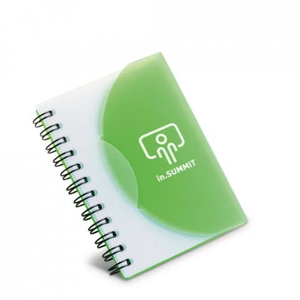 Caderno A7 espiral de capa semi-rígida em PP, com folhas lisas (SP-93476) — foto 6 | D.JOB