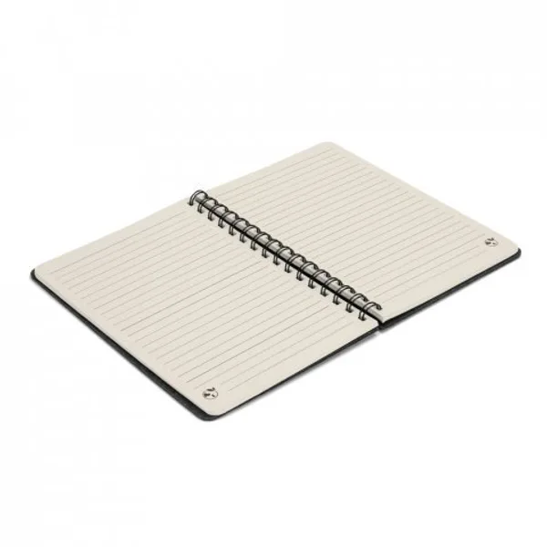 Caderno A5 de capa semi-rígida em feltro 100% reciclado, com páginas pautadas (SP-93635) — foto 5 | D.JOB