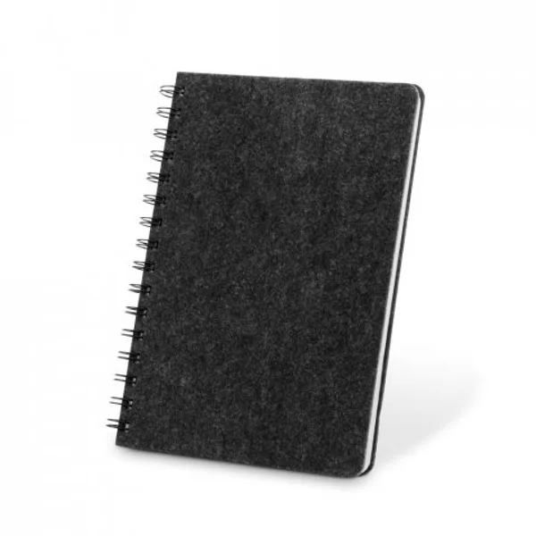 Caderno A5 de capa semi-rígida em feltro 100% reciclado, com páginas pautadas (SP-93635) — foto 9 | D.JOB