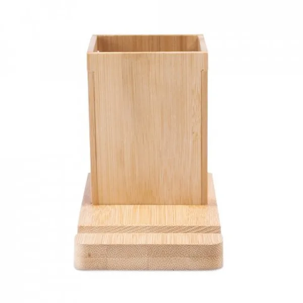 Conjunto de secretária com suporte para celular e copo, em bambu (SP-93638) — foto 5 | D.JOB