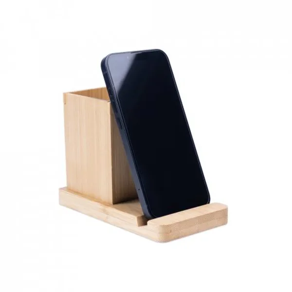 Conjunto de secretária com suporte para celular e copo, em bambu (SP-93638) — foto 9 | D.JOB