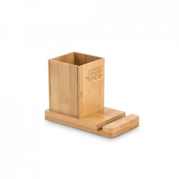 Conjunto de secretária com suporte para celular e copo, em bambu (SP-93638) — foto 10 | D.JOB