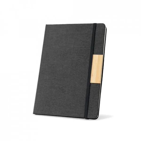 Conjunto composto por 1 caderno A5 com capa rígida e 1 caneta esferográfica em bambu (SP-93655) — foto 3 | D.JOB