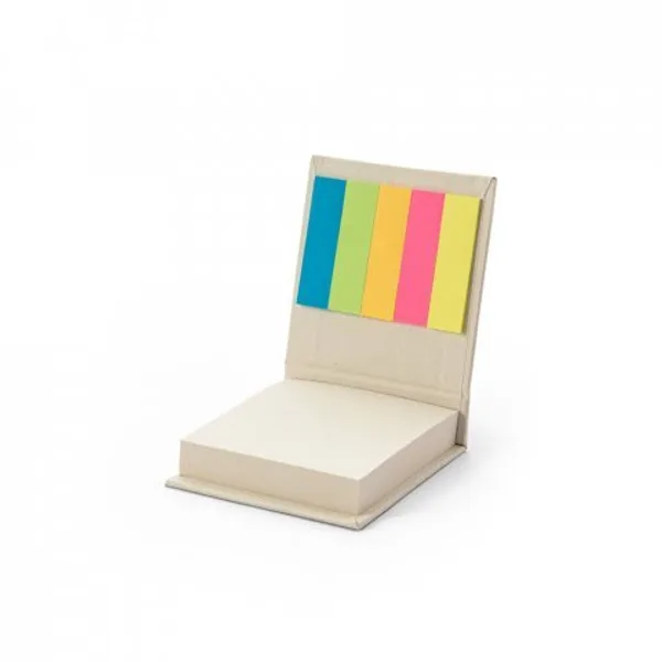 Conjunto 2 em 1 para escritório, em papel 100% reciclado, com 6 blocos adesivados (SP-93664) — foto 6 | D.JOB