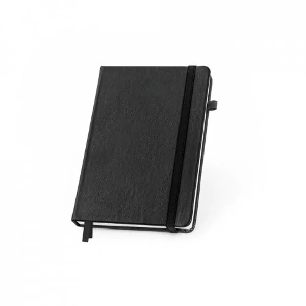 Caderno em PU à base de água com agenda integrada e página pautadas (SP-93669) — foto 2 | D.JOB