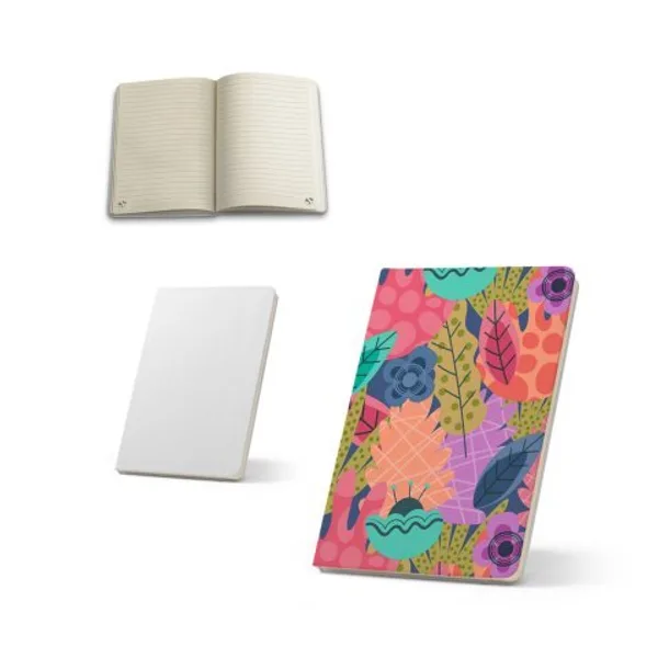 Caderno A6 com capa rígida, ideal para personalização em sublimação (SP-93670) personalizado | D.JOB