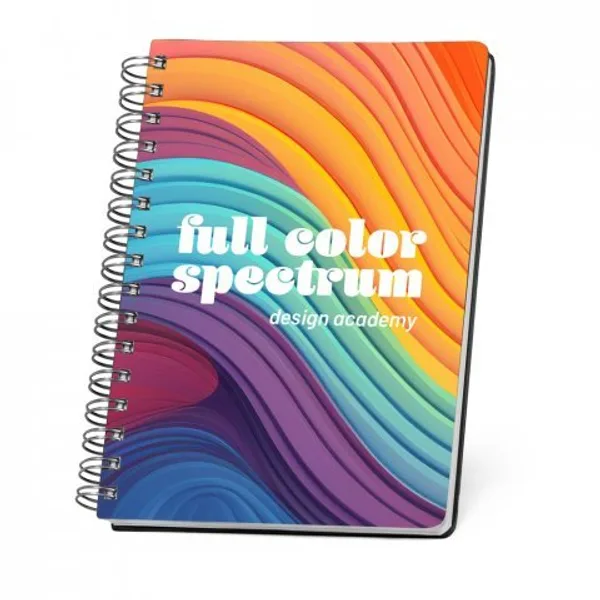 Caderno B5 com argolas e capa em PVC para personalização em "Full Colour" (SP-93685) — foto 2 | D.JOB