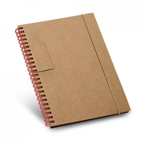 Caderno B6 de capa dura em cartão, com páginas pautadas recicladas (SP-93708) — foto 5 | D.JOB