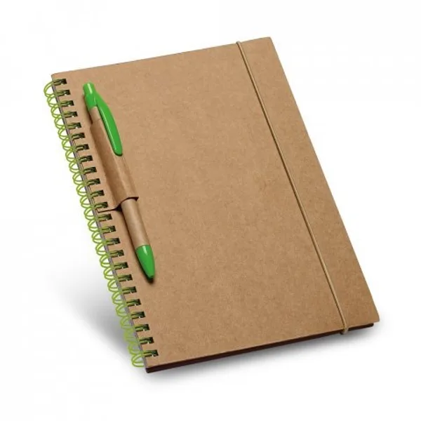 Caderno B6 de capa dura em cartão, com páginas pautadas recicladas (SP-93708) — foto 7 | D.JOB