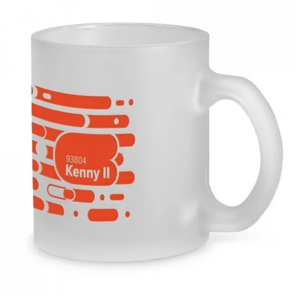 Caneca em vidro com efeito fosco (340 mL) (SP-93804) — foto 4 | D.JOB