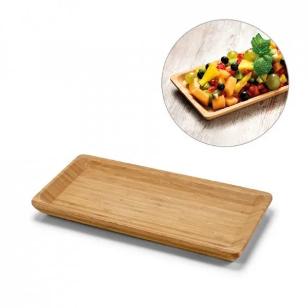 Travessa em bambu indicada para servir alimentos (SP-93861) personalizado | D.JOB