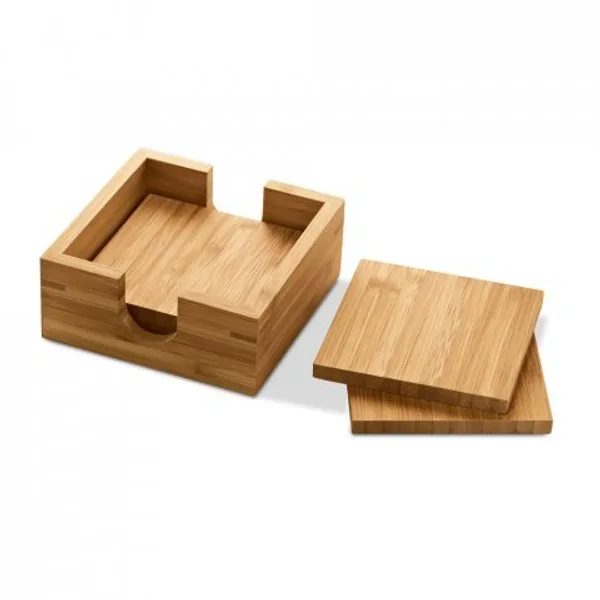 Conjunto de 4 porta copos em bambu (SP-93967) — foto 8 | D.JOB