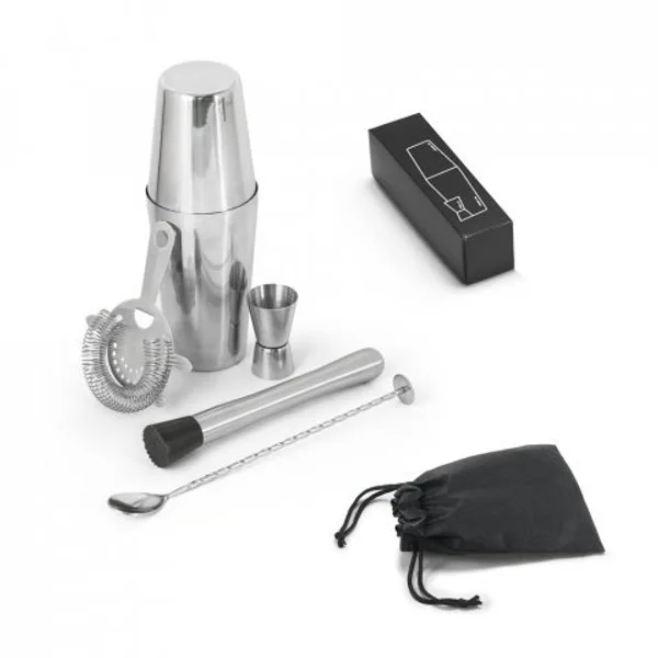 Set de coquetel com 6 peças em aço inox (SP-94043) personalizado | D.JOB