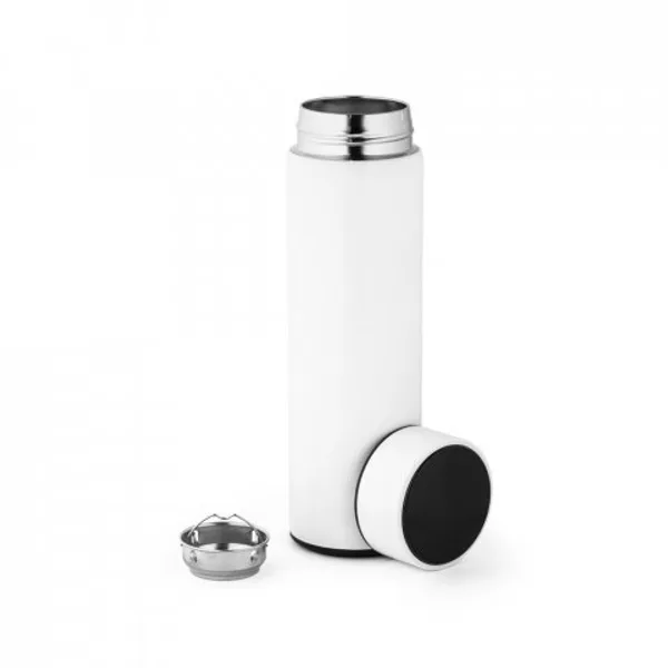 Garrafa térmica em aço inox de parede dupla isolada a vácuo, com termômetro digital (450 mL) (SP-94069) — foto 7 | D.JOB