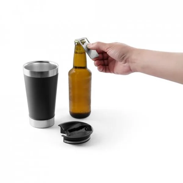 Copo de viagem em aço inox térmico, com parede dupla isolada a vácuo (630 mL) (SP-94266) — foto 5 | D.JOB