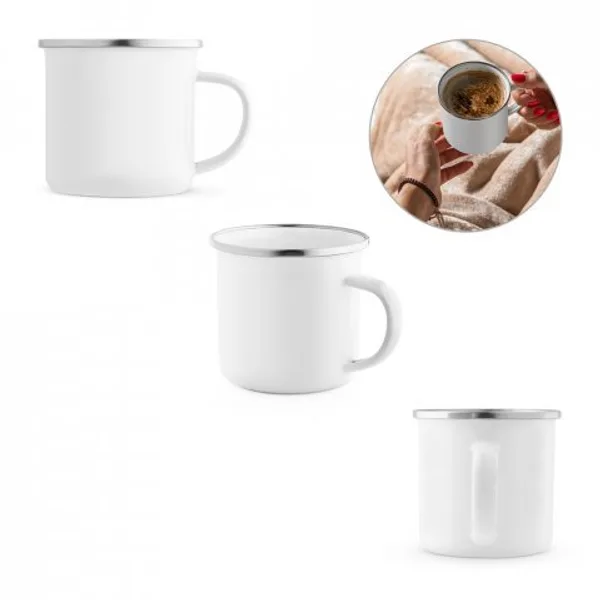 Caneca em esmalte para sublimação (350 mL) (SP-94319) personalizado | D.JOB