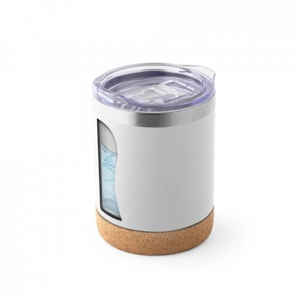 Copo de viagem térmico em aço inox, de parede dupla isolada a vácuo (400 mL) (SP-94327) — foto 7 | D.JOB