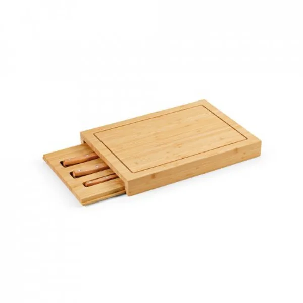 Conjunto de tábuas em bambu com 3 facas inclusas (SP-94339) — foto 7 | D.JOB