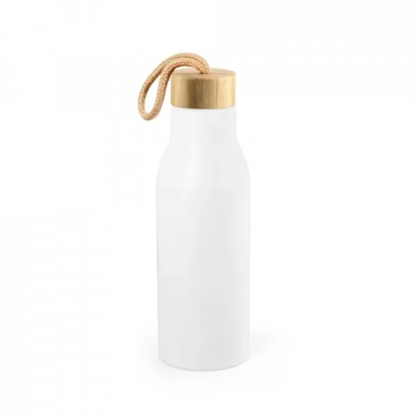 Squeeze em aço inox 90% reciclado, de parede simples com acabamento em mate (570 mL) (SP-94379) — foto 6 | D.JOB