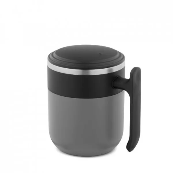 Caneca de viagem com parede interior em aço inox e acabamento mate 400 mL (SP-94439) — foto 2 | D.JOB