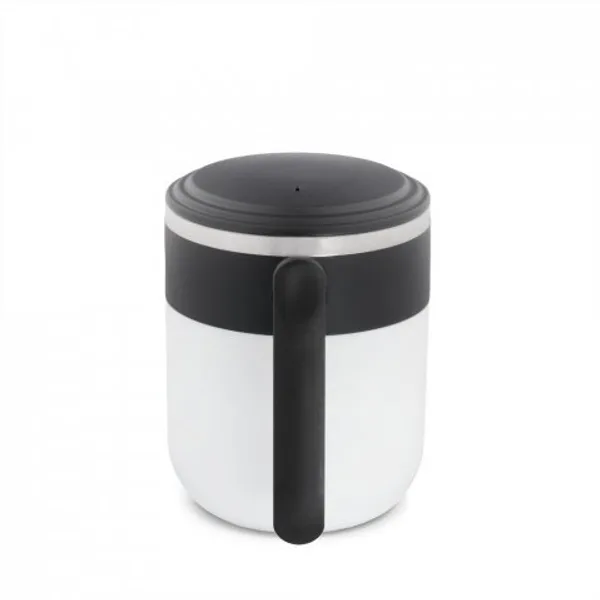 Caneca de viagem com parede interior em aço inox e acabamento mate 400 mL (SP-94439) — foto 10 | D.JOB