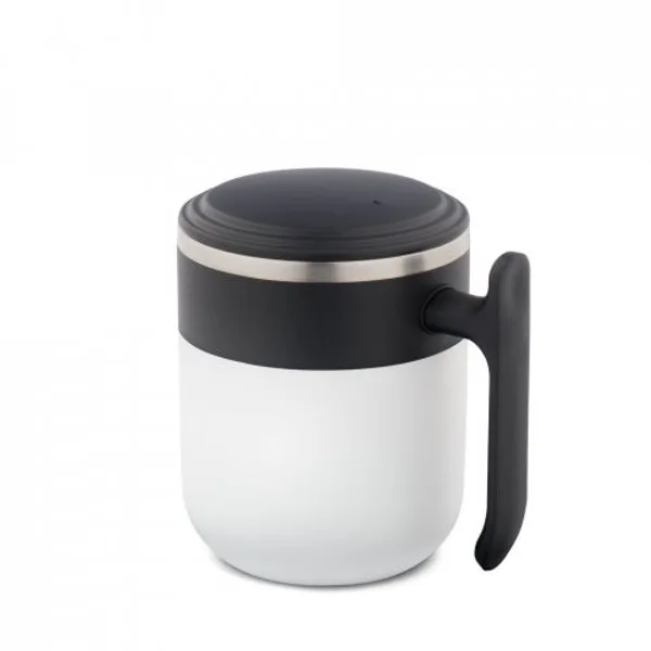 Caneca de viagem com parede interior em aço inox e acabamento mate 400 mL (SP-94439) — foto 11 | D.JOB