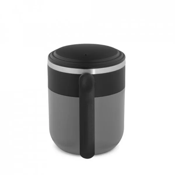 Caneca de viagem com parede interior em aço inox e acabamento mate 400 mL (SP-94439) — foto 13 | D.JOB
