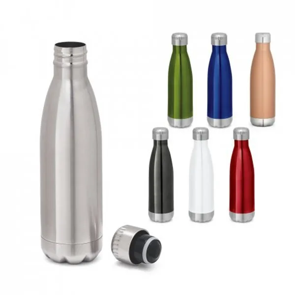 Garrafa térmica em aço inox de parede dupla isolada a vácuo (510 mL) (SP-94550) personalizado | D.JOB